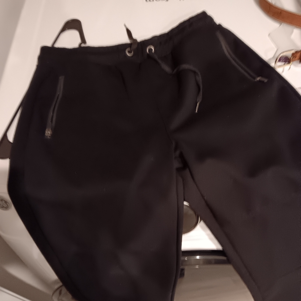 Black joggers